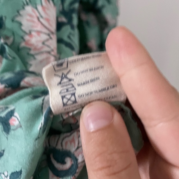 Dilli Grey Mint Winter Jasmine Girlfriend Night Shirt Dress Organic Cotton - Picture 6 of 10